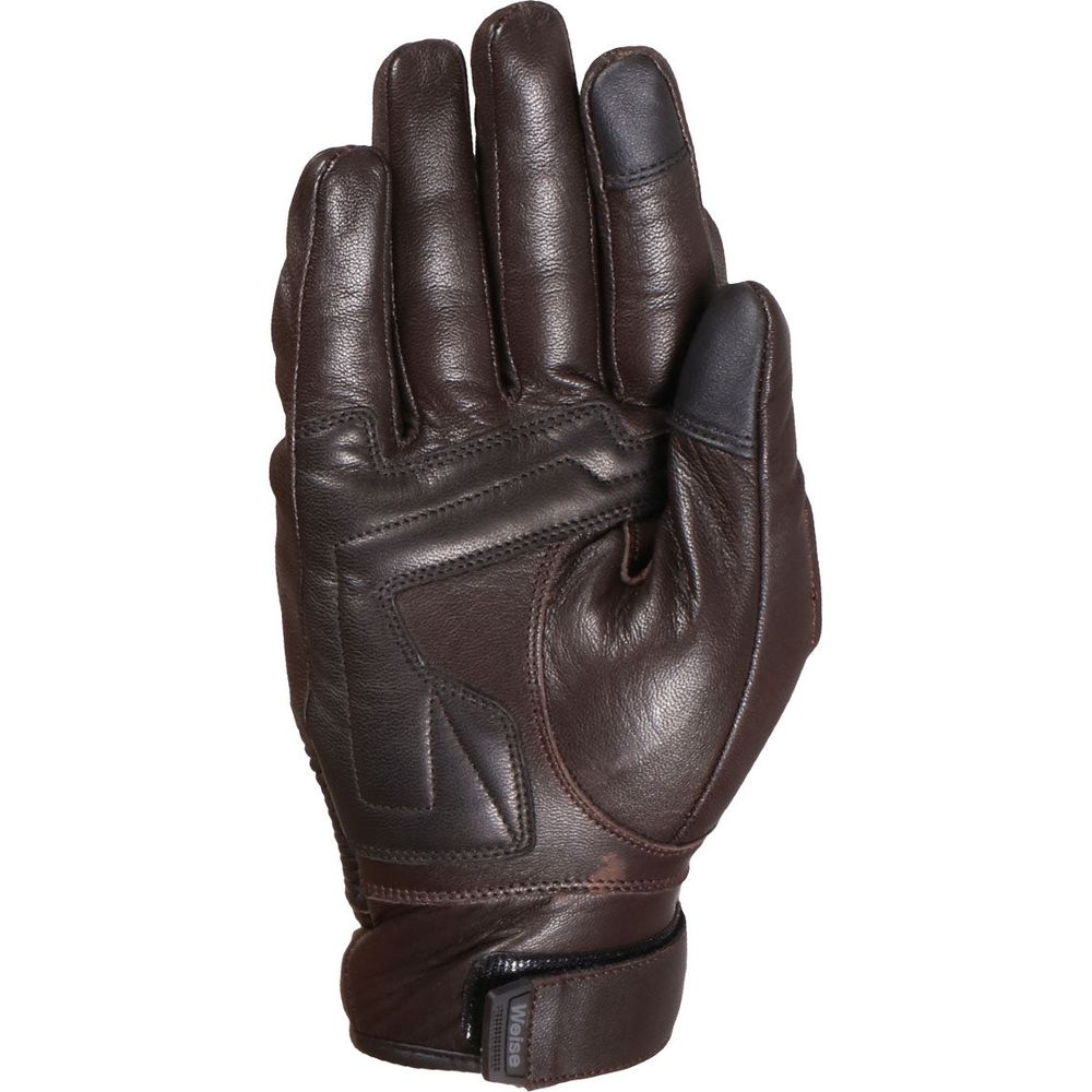 Weise Union Leather Gloves Brown - FREE UK Shipping, FREE 365 Day Returns | Moto Central