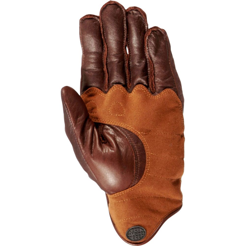 Weise Victory Leather Gloves Brown - FREE UK Shipping, FREE 365 Day Returns | Moto Central