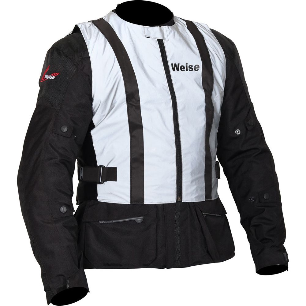 Weise Vision Vest Silver - FREE UK Shipping, FREE 365 Day Returns | Moto Central