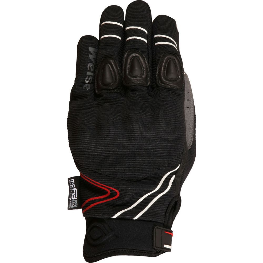 Weise Wave Textile Gloves Black