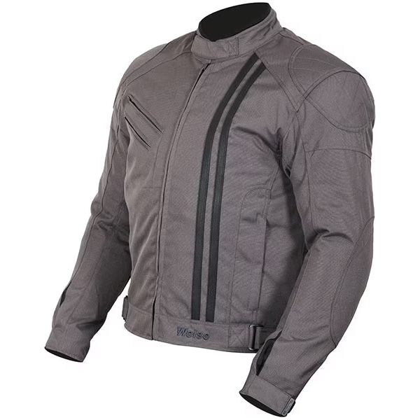 Weise Outlaw Textile Jacket Grey  - FREE UK Shipping, FREE 365 Day Returns | Moto Central