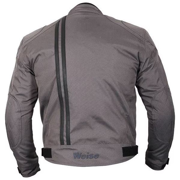 Weise Outlaw Textile Jacket Grey  - FREE UK Shipping, FREE 365 Day Returns | Moto Central