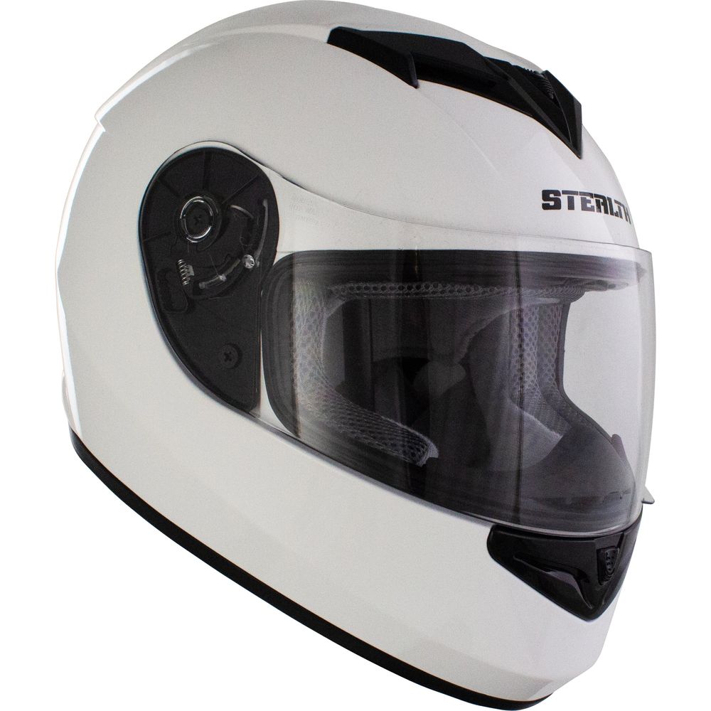 Stealth V121 Full Face Helmet Gloss White