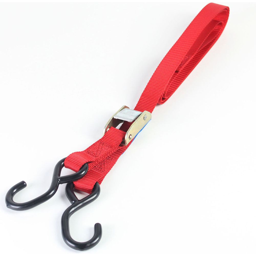 Bike It 2 Piece Autolock Tiedown Red