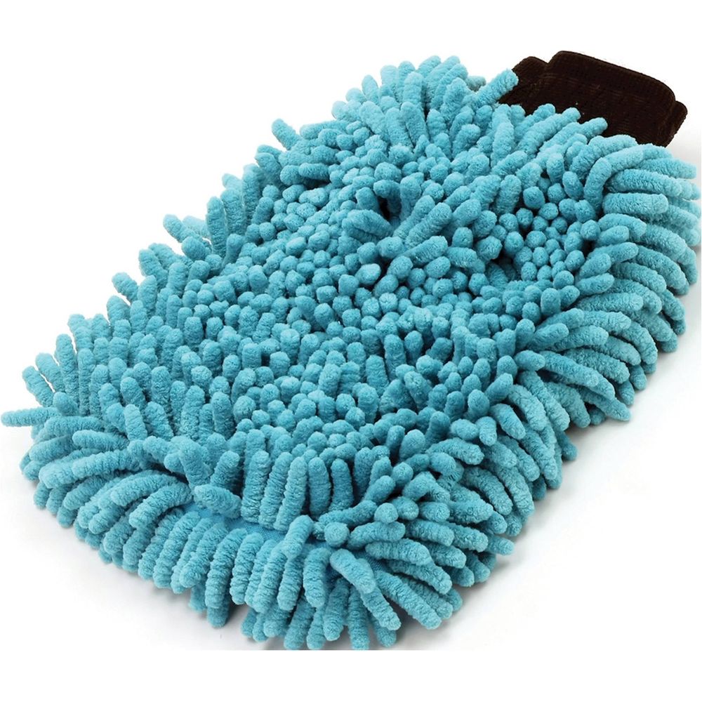 Bike It BikeTek 2-IN-1 Long-Pile Chenille & Sponge Wash Mit