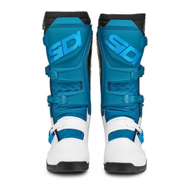 Sidi X-Power SC LEI Ladies CE Boots White / Petrol - FREE UK Shipping, FREE 365 Day Returns | Moto Central