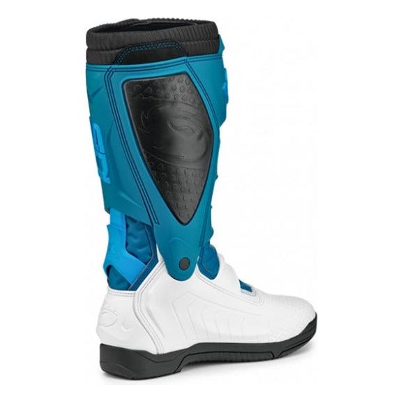 Sidi X-Power SC LEI Ladies CE Boots White / Petrol - FREE UK Shipping, FREE 365 Day Returns | Moto Central