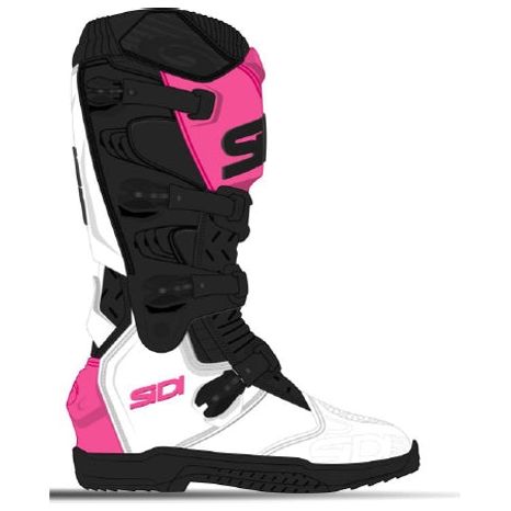 Sidi X-Power SC CE Boots White / Black / Pink