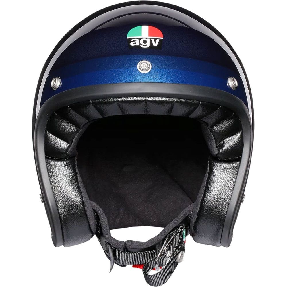 AGV X70 Open Face Helmet Trofeo Blue - FREE UK Shipping, FREE 365 Day Returns | Moto Central