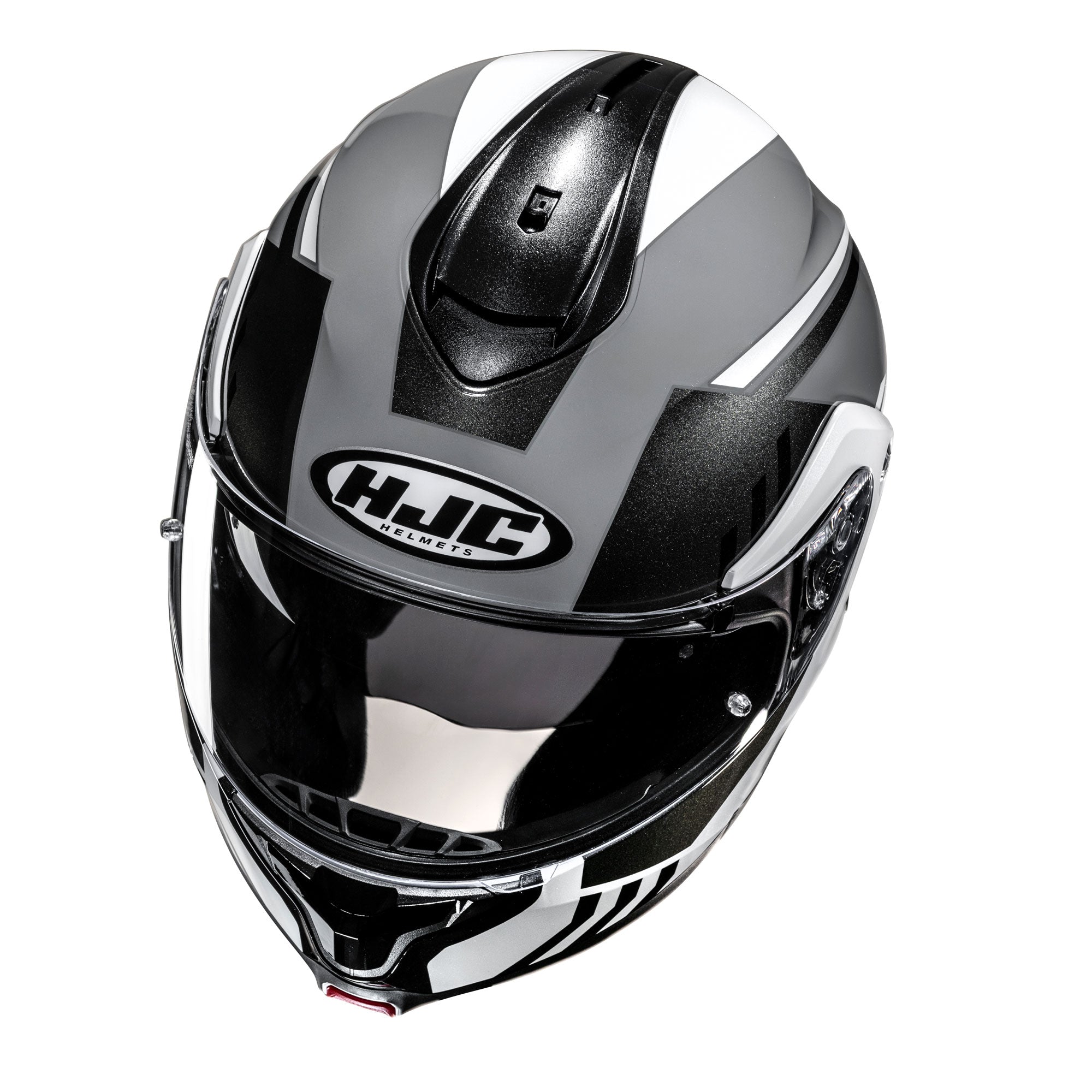 HJC C91N Kaon Flip-Up Helmet MC5 Black - FREE UK Shipping, FREE 365 Day Returns | Moto Central