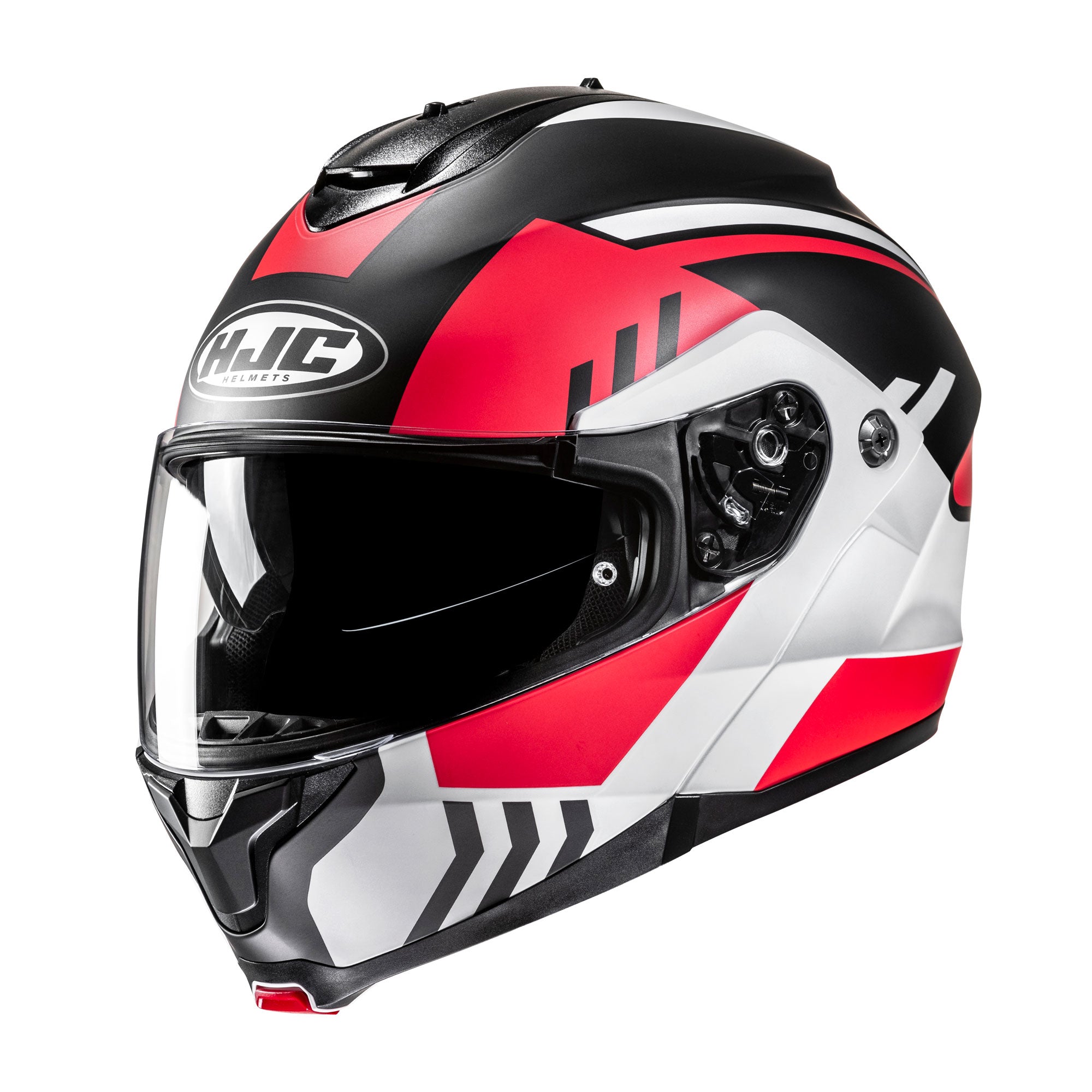 HJC C91N Kaon Flip-Up Helmet MC1SF Red  - FREE UK Shipping, FREE 365 Day Returns | Moto Central