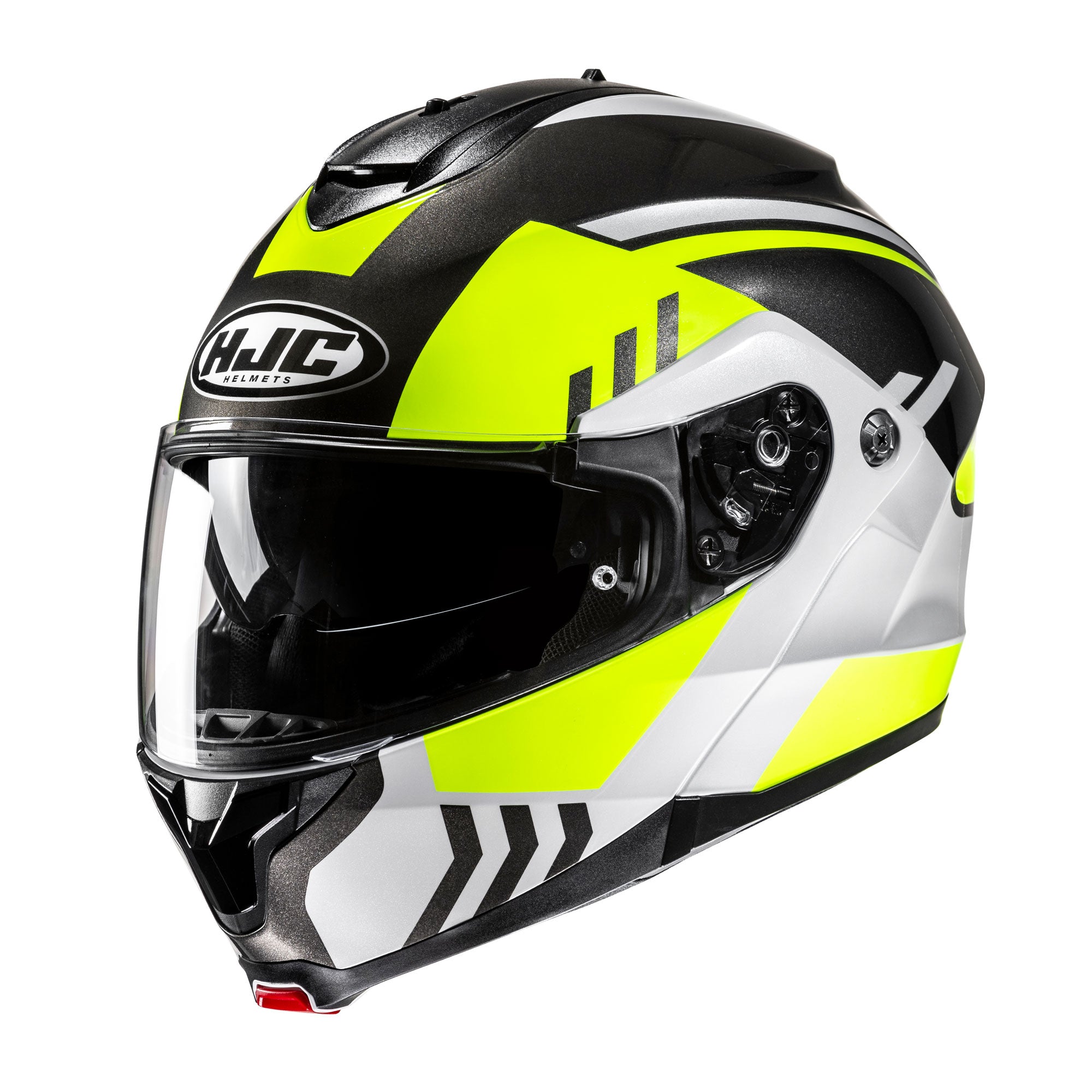 HJC C91N Kaon Flip-Up Helmet MC3H Yellow  - FREE UK Shipping, FREE 365 Day Returns | Moto Central