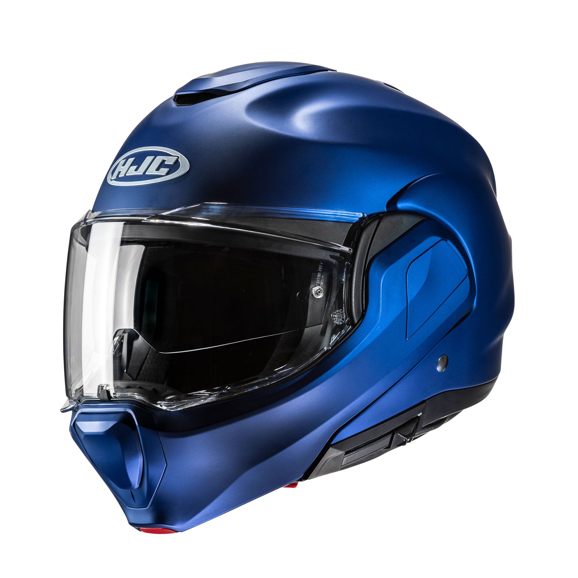 HJC F100 Semi Flat Flip-Up Helmet Metallic Blue  - FREE UK Shipping, FREE 365 Day Returns | Moto Central