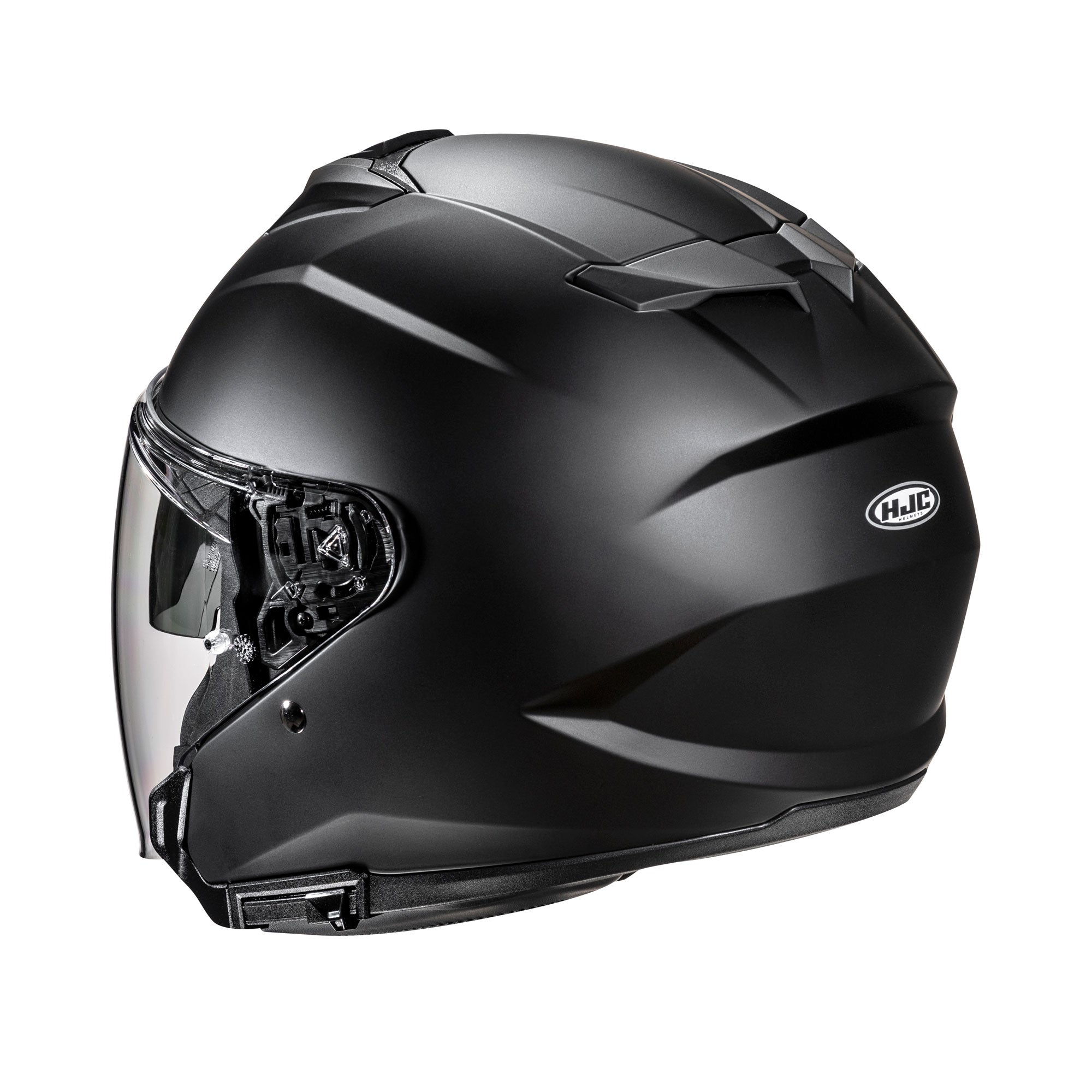 HJC i31 Semi Flat Open Face Helmet Matt Black - FREE UK Shipping, FREE 365 Day Returns | Moto Central