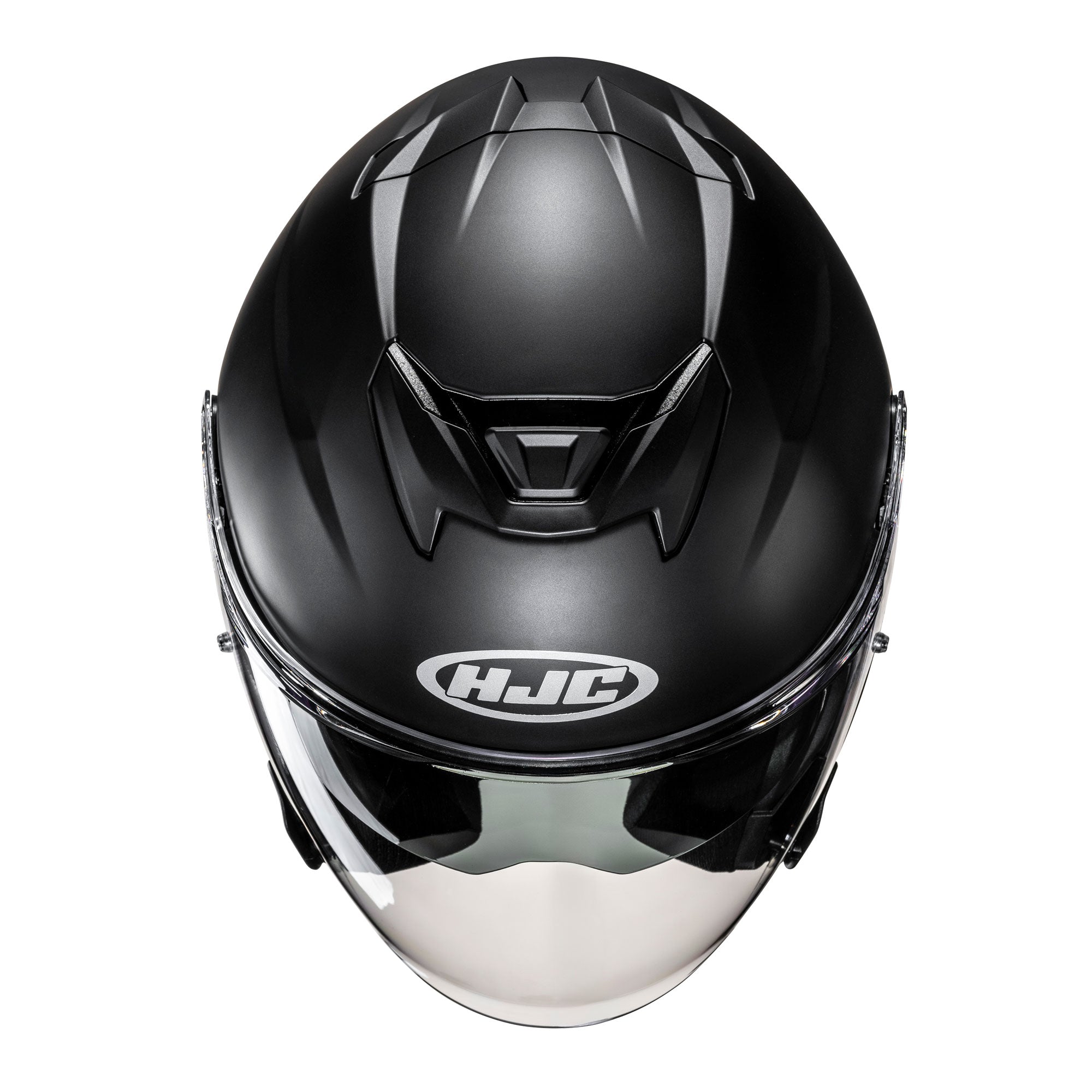 HJC i31 Semi Flat Open Face Helmet Matt Black - FREE UK Shipping, FREE 365 Day Returns | Moto Central