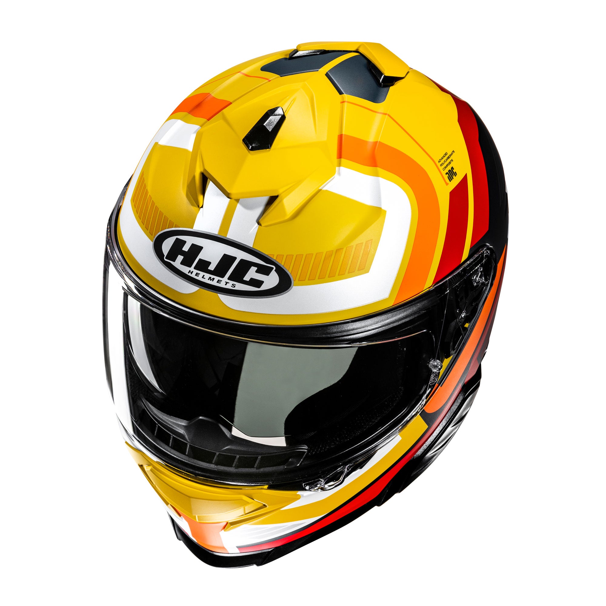 HJC i71 Viz Full Face Helmet MC3SF Yellow - FREE UK Shipping, FREE 365 Day Returns | Moto Central