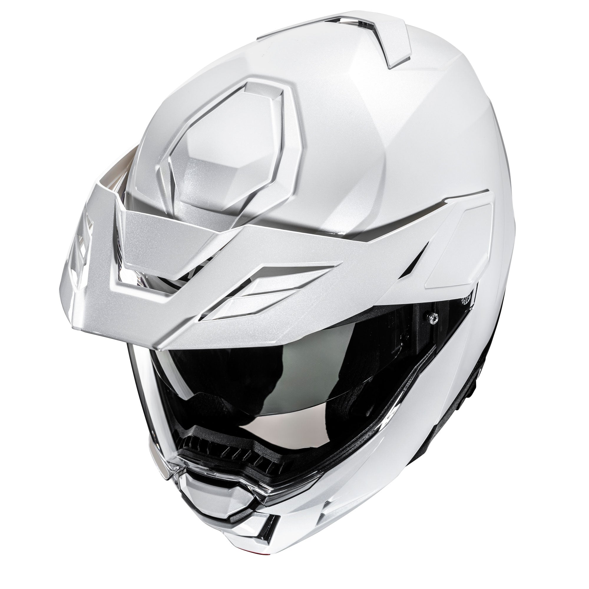 HJC i80 Adventure Helmet Pearl White - FREE UK Shipping, FREE 365 Day Returns | Moto Central