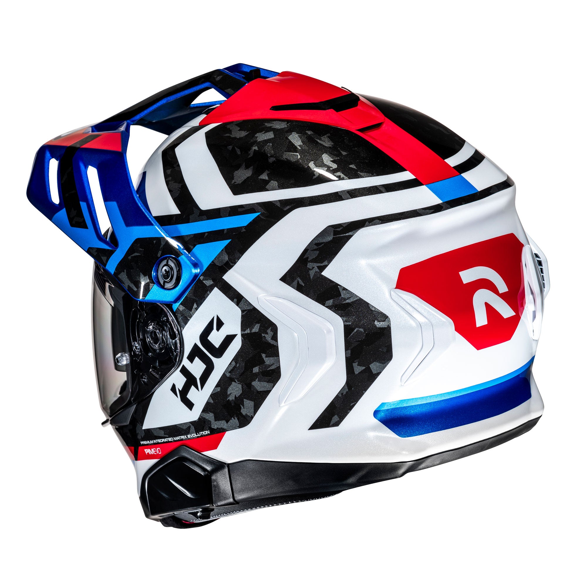 HJC RPHA 60 Dakar Adventure Helmet MC21 White / Red / Blue - FREE UK Shipping, FREE 365 Day Returns | Moto Central