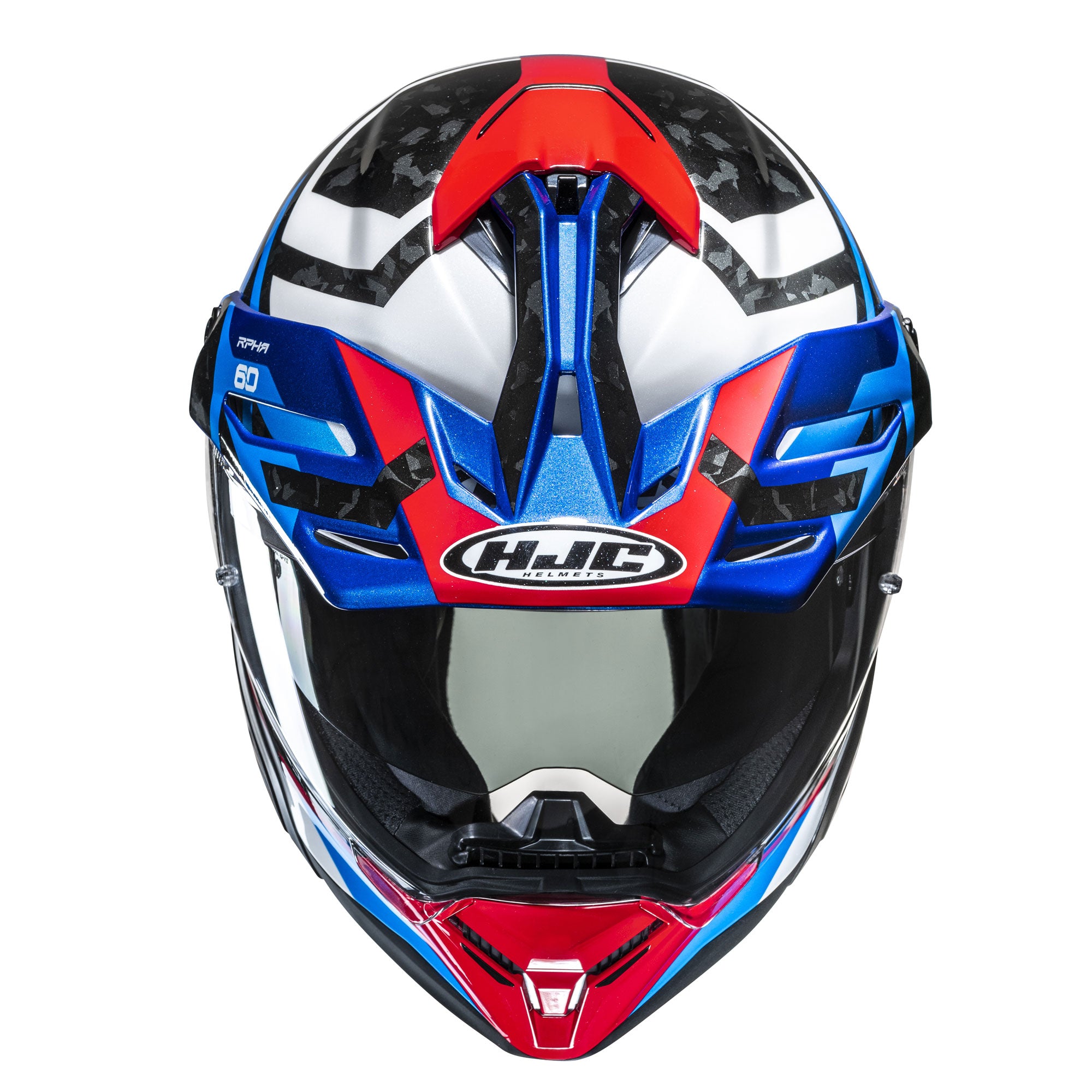 HJC RPHA 60 Dakar Adventure Helmet MC21 White / Red / Blue - FREE UK Shipping, FREE 365 Day Returns | Moto Central