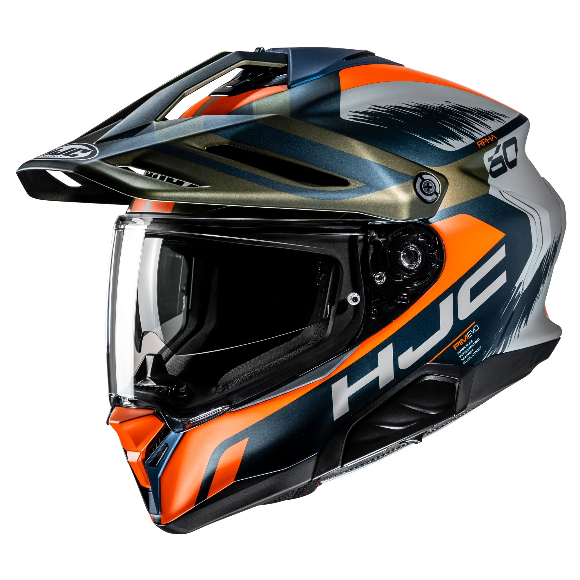 HJC RPHA 60 Quid Adventure Helmet MC47SF Orange / Black - FREE UK Shipping, FREE 365 Day Returns | Moto Central