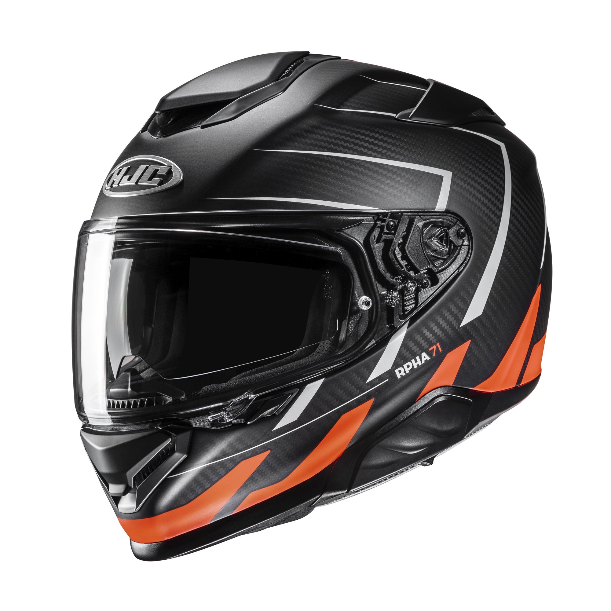 HJC RPHA 71 Carbon Cano Full Face Helmet MC6HSF Orange  - FREE UK Shipping, FREE 365 Day Returns | Moto Central