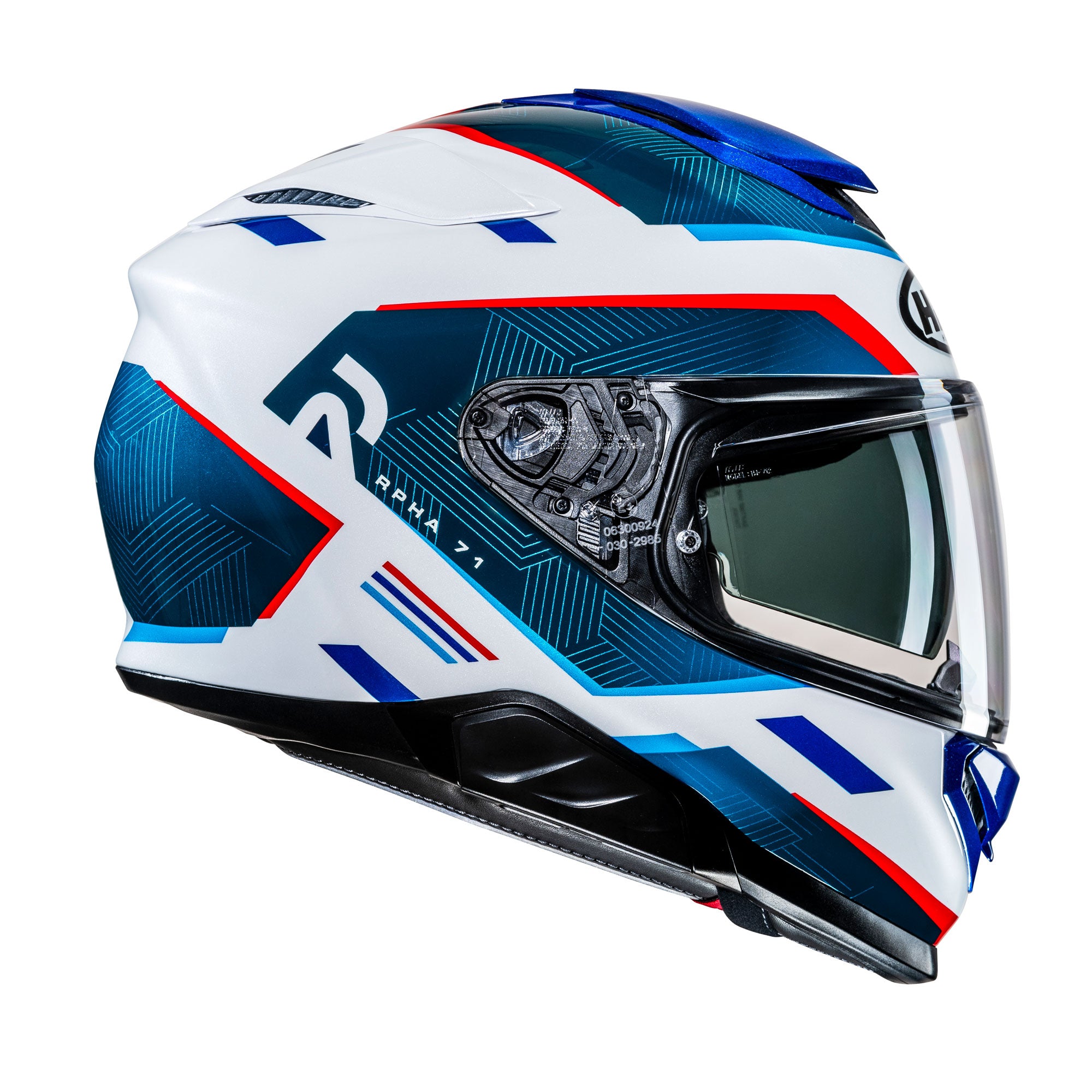 HJC RPHA 71 Ellon Full Face Helmet MC21 White / Red / Blue - FREE UK Shipping, FREE 365 Day Returns | Moto Central