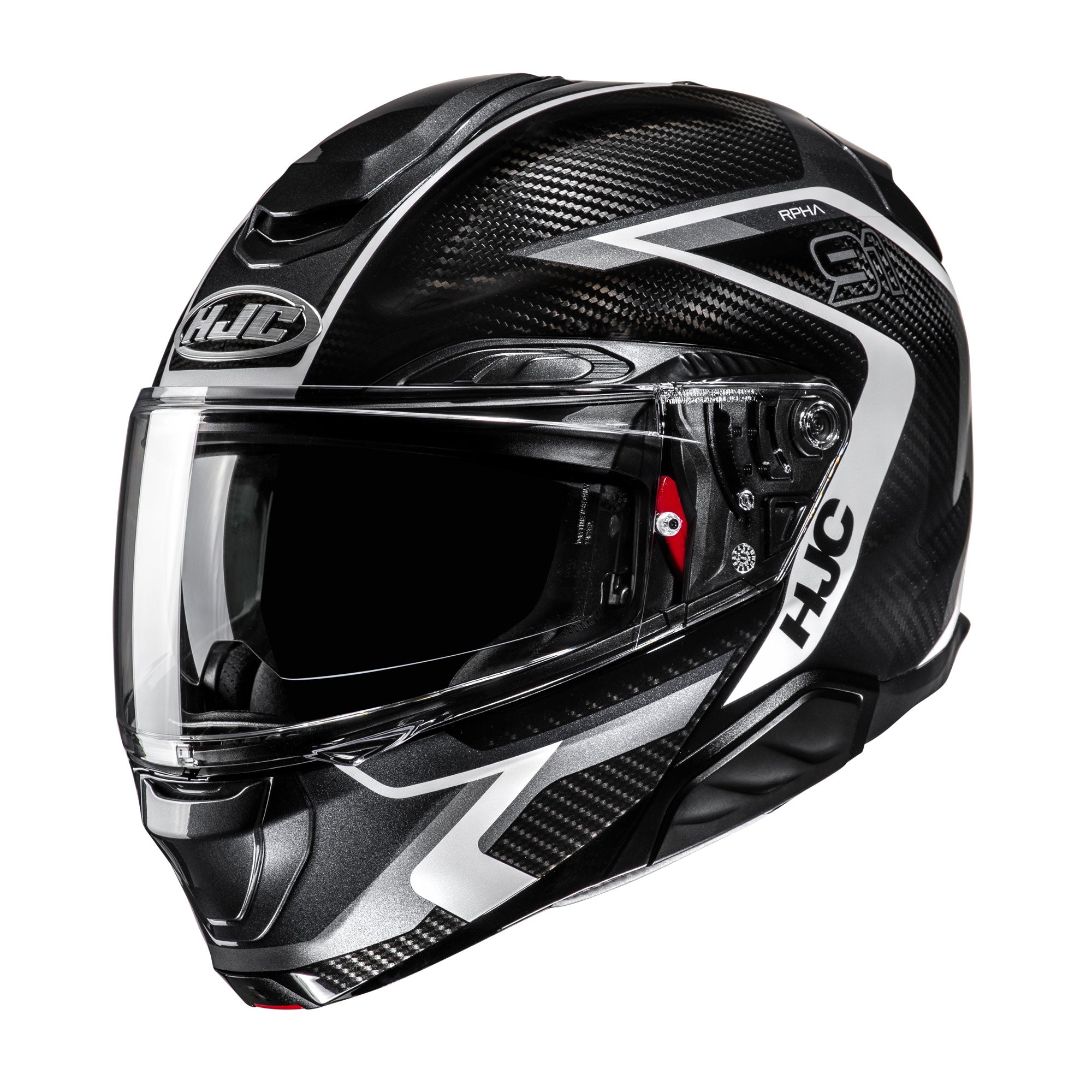 HJC RPHA 91 Carbon Lagos Flip-Up Helmet MC5 Black  - FREE UK Shipping, FREE 365 Day Returns | Moto Central