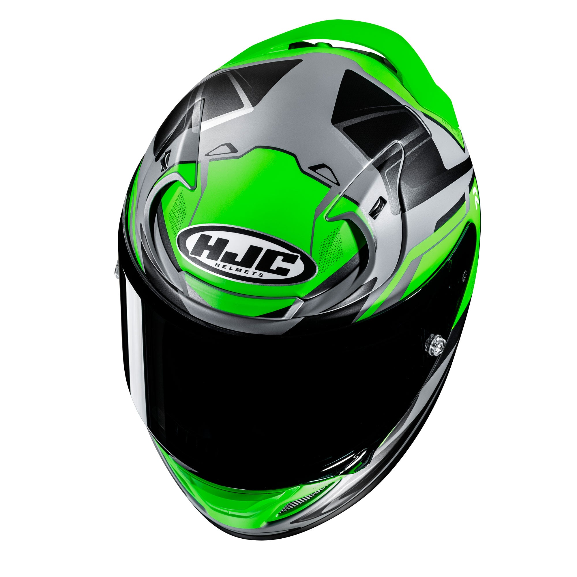 HJC RPHA 12 Brels Full Face Helmet MC4HSF Green - FREE UK Shipping, FREE 365 Day Returns | Moto Central