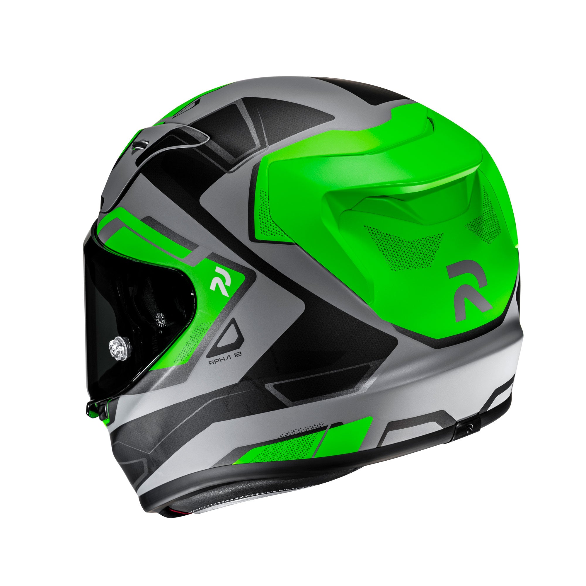 HJC RPHA 12 Brels Full Face Helmet MC4HSF Green - FREE UK Shipping, FREE 365 Day Returns | Moto Central