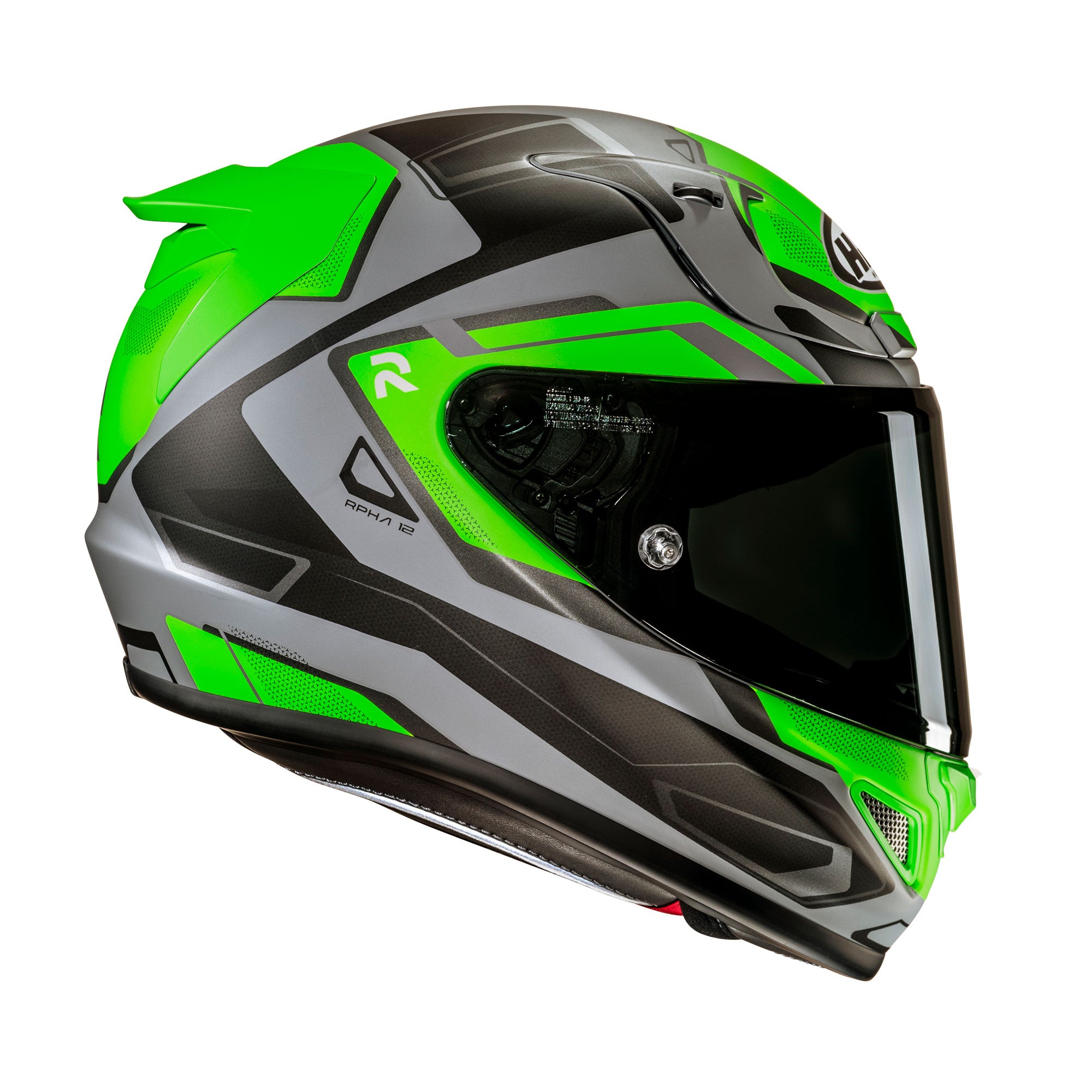 HJC RPHA 12 Brels Full Face Helmet MC4HSF Green - FREE UK Shipping, FREE 365 Day Returns | Moto Central