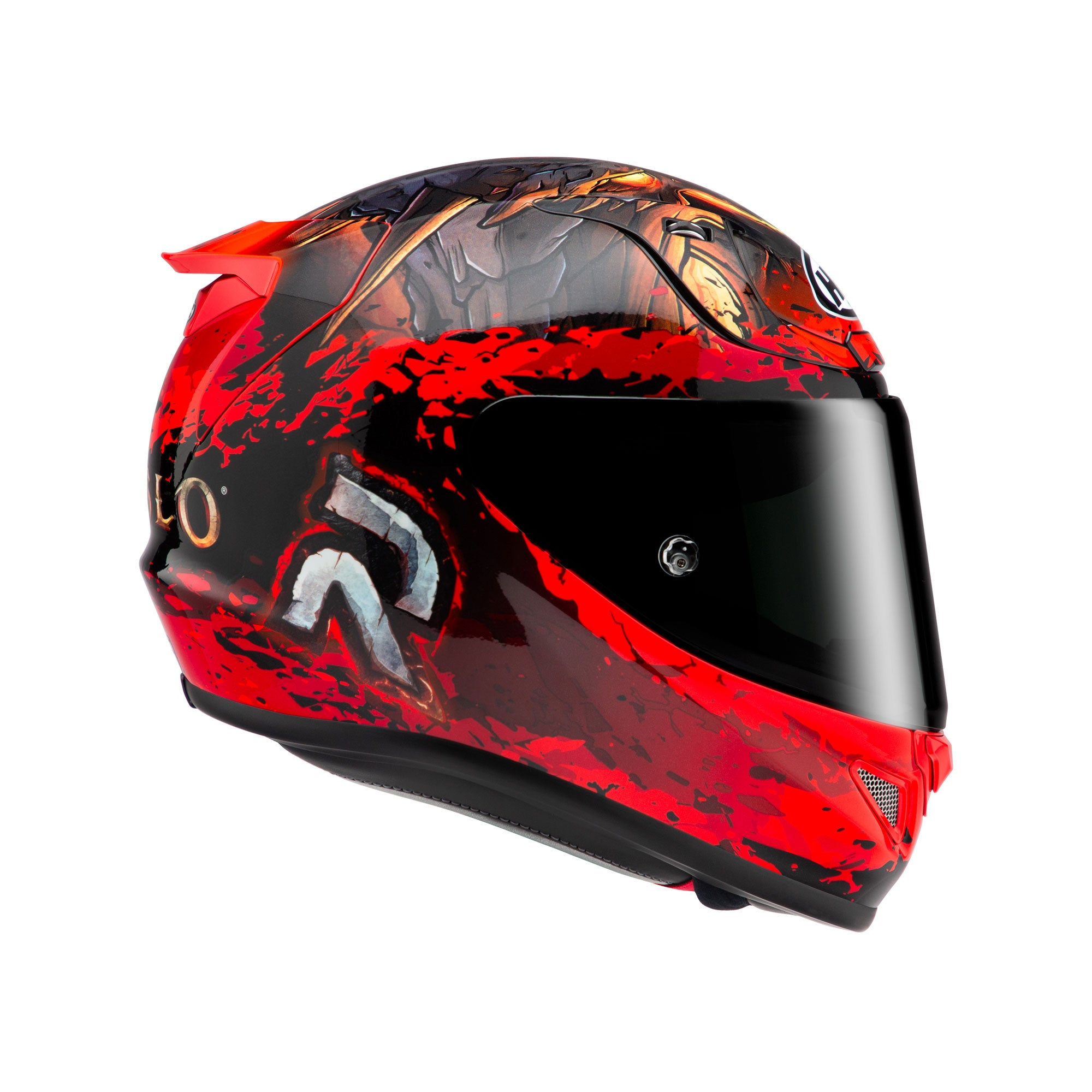 HJC RPHA 12 Diablo Blizzard Full Face Helmet MC1 Red - FREE UK Shipping, FREE 365 Day Returns | Moto Central