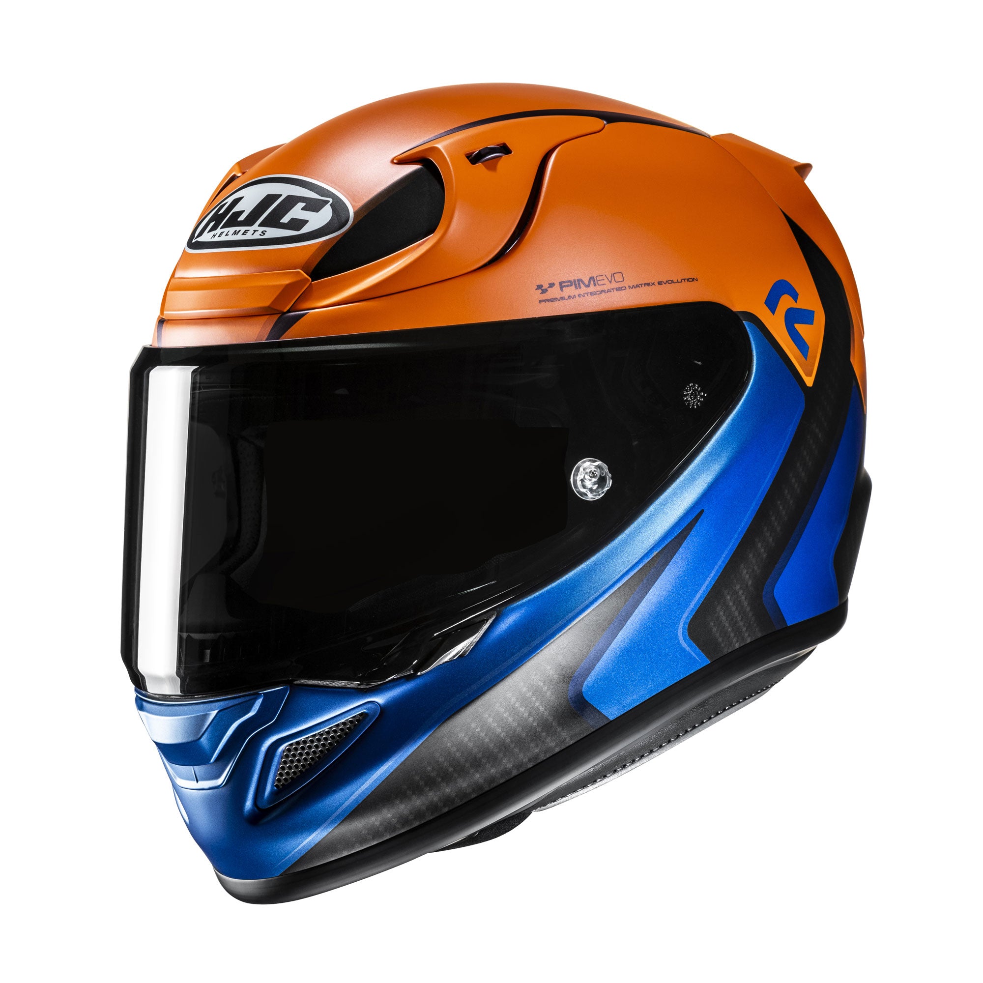 HJC RPHA 12 Kos Full Face Helmet MC27SF Blue / Orange  - FREE UK Shipping, FREE 365 Day Returns | Moto Central